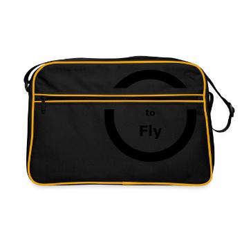 Template 3000x3000 CIRCLE Learn to Fly 2 - Retro Bag - black/gold - Front