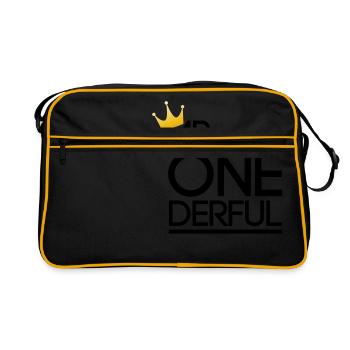 Mr. Wonderful - Retro Bag - black/gold - Front