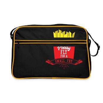 Français Pretty Fly - Sac Retro - noir/or - Devant