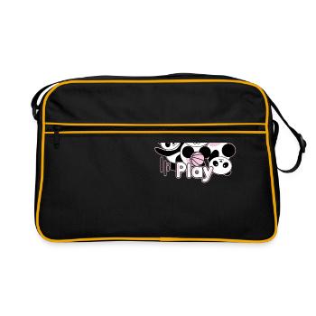 Play Panda - Retro Bag - black/gold - Front