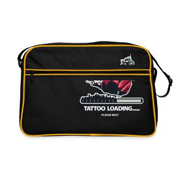 Tattoo Loading .. Hand tattoo machine tattooed ink - Retro Bag - black/gold - Front