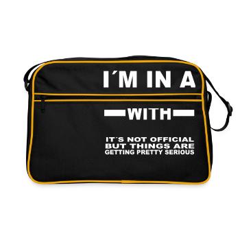 CUSTOM relation d'anniversaire MER. - Sac Retro - noir/or - Devant