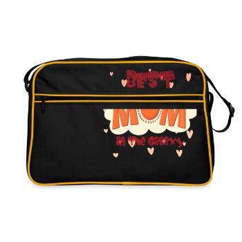 La meilleure maman - Sac Retro - noir/or - Devant
