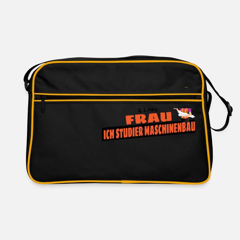 Student Studieren Studium Prokrastination Geschenk Retro Tasche