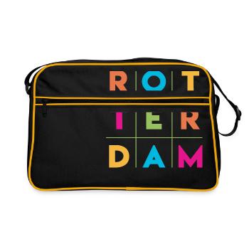 Rotterdam - Pays-Bas - Pays-Bas - Randstad - Sac Retro - noir/or - Devant