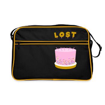 Nombre perdu Geburtstagskuche - Sac Retro - noir/or - Devant
