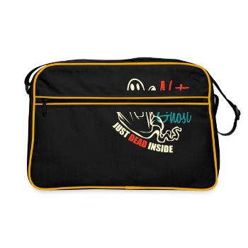 pas un fantôme - Sac Retro - noir/or - Devant