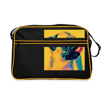 Pop Art - Retro Bag - black/gold - Front
