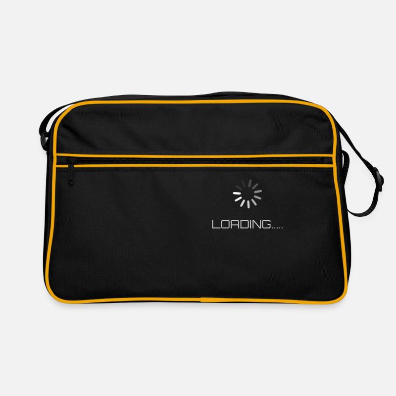 Feelings are loaded - Retro Bag - black/gold