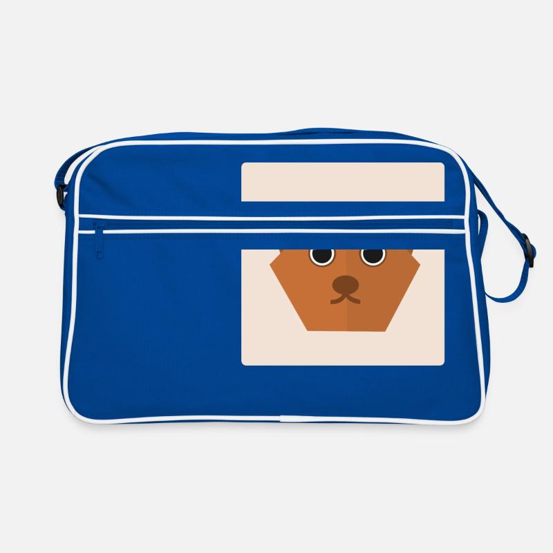 Bear Doodle Gift Idea Retro Bag