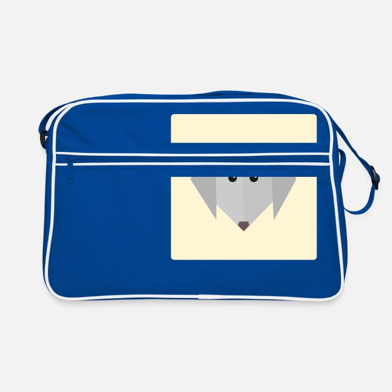 Hund Doodle Geschenkidee Retro Tasche