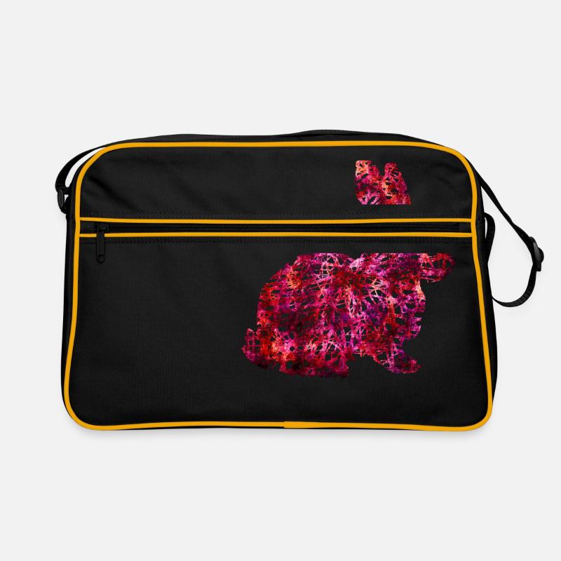 Lapin Lapin de Pâques rose idée cadeau Sac Retro