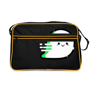 Cartoon / fantôme comique très sympathique - Sac Retro - noir/or - Devant
