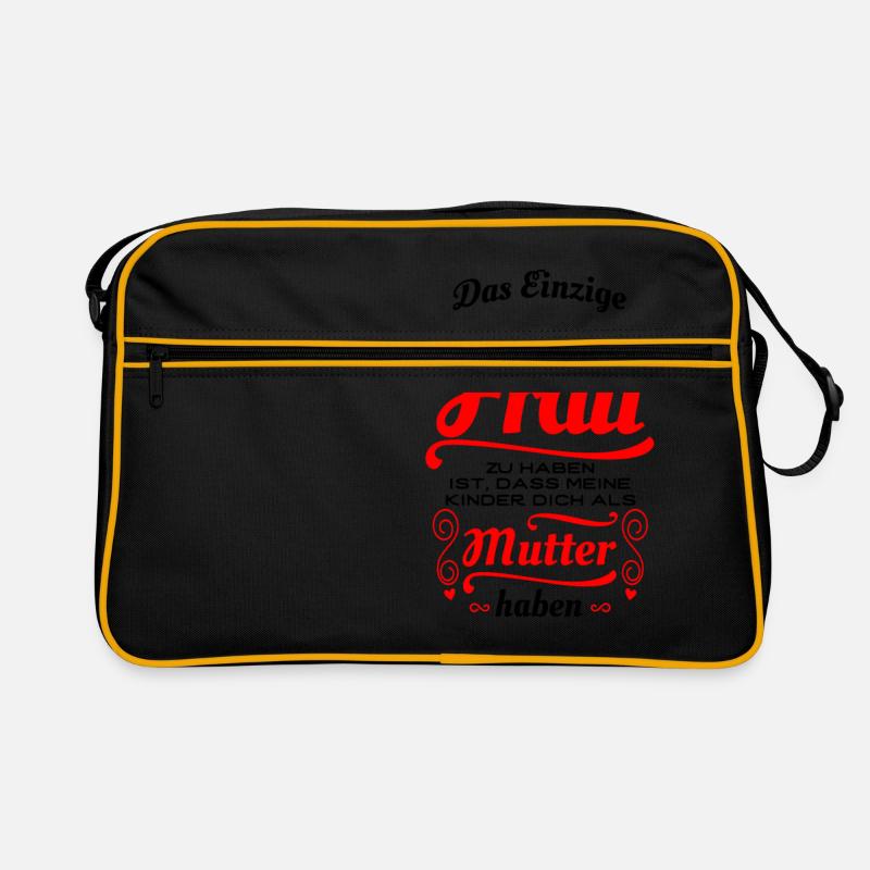 Tolle Frau, Tolle Mutter - Geschenk Retro Tasche
