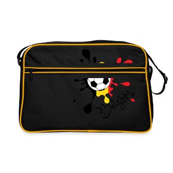  Coupe du Monde de Belgique - Sac Retro - noir/or - Devant