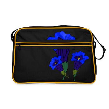 Gentiane (b) - Sac Retro - noir/or - Devant