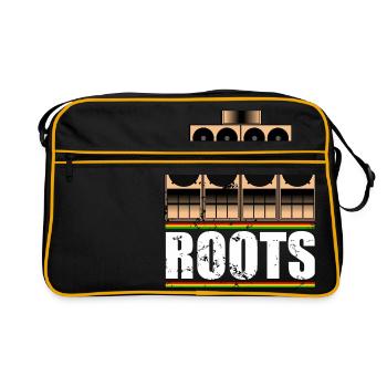 Roots Reggae - Sac Retro - noir/or - Devant