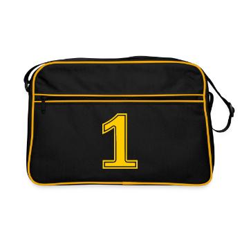 #1 - Sac Retro - noir/or - Devant