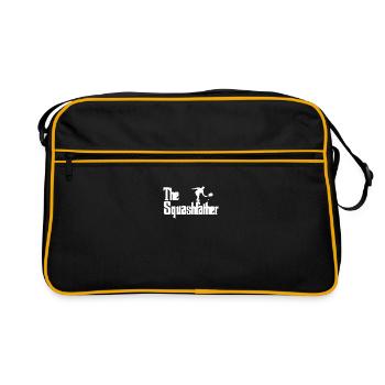 Squash Squash player - Retro Tasche - Schwarz/Gold - Vorne