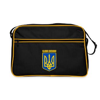 Slava ukraini - Sac Retro - noir/or - Devant