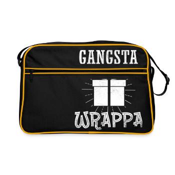 Gangsta Wrappa - Sac Retro - noir/or - Devant