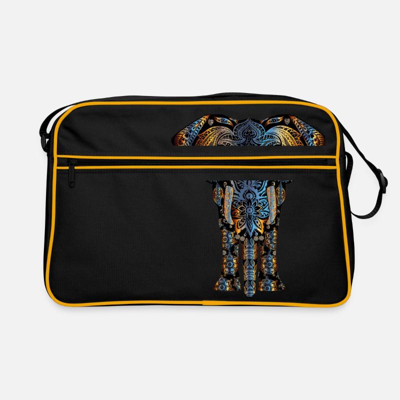 Elephant abstract art design special gift Retro Bag
