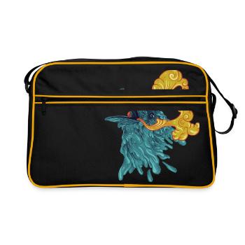 Eau de corbeau - Sac Retro - noir/or - Devant