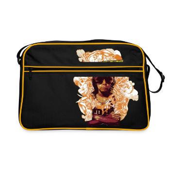 Pouvoir des filles - Sac Retro - noir/or - Devant