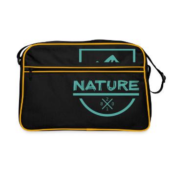 Neulich bei Nature - Mint - Retro Tasche - Schwarz/Gold - Vorne