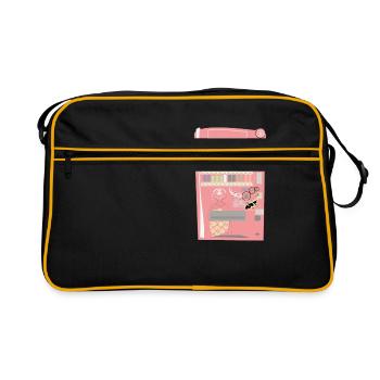 vendingmachine - Retro Tasche - Schwarz/Gold - Vorne