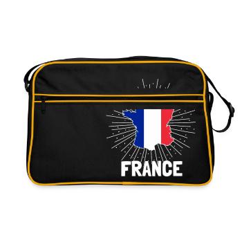 France - Sac Retro - noir/or - Devant