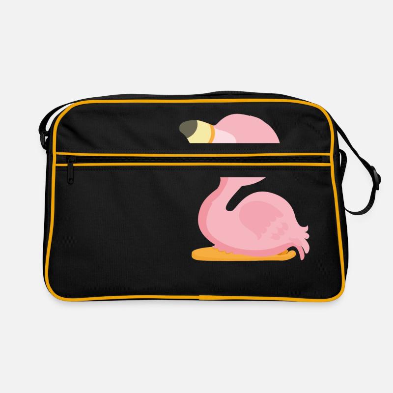 Flamant rose Sac Retro