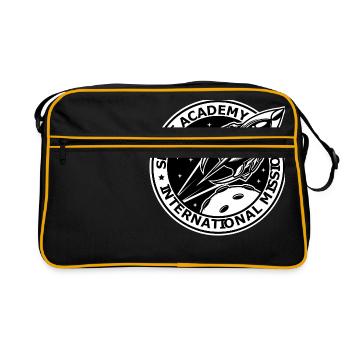 Space Academy International Vintage - Retro Bag - black/gold - Front