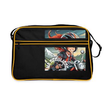 ma régulière rousse - Sac Retro - noir/or - Devant