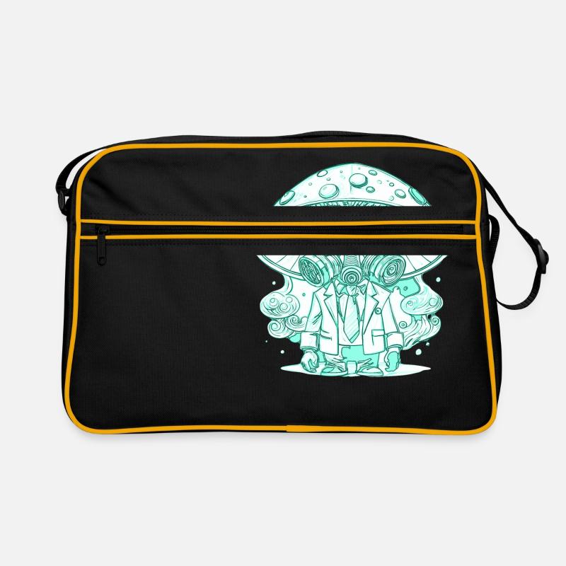 mushimask-2024 - Retro Tasche - Schwarz/Gold