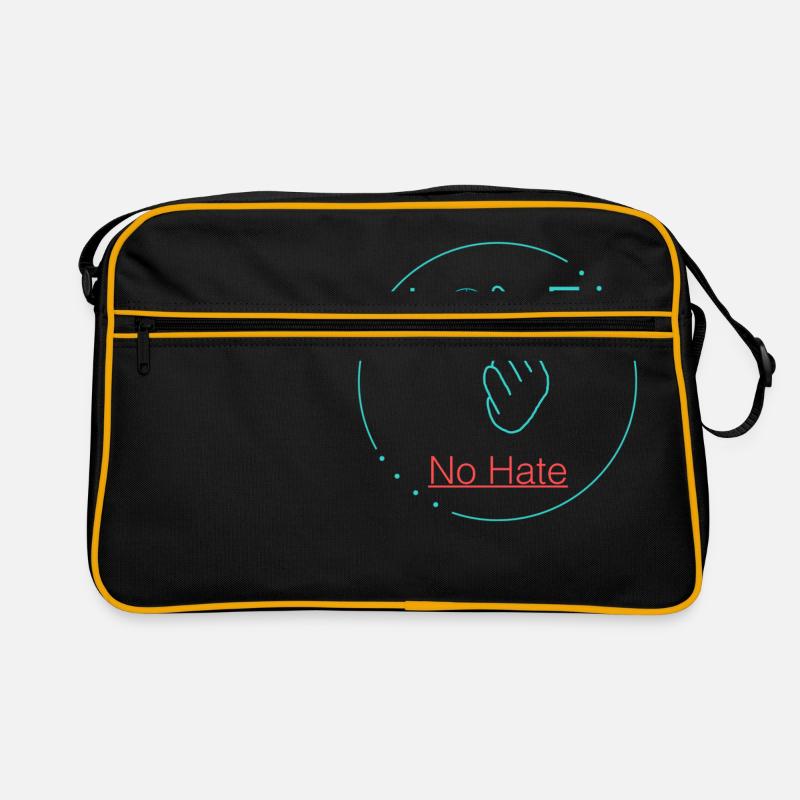 Love No Hate Retro Tasche