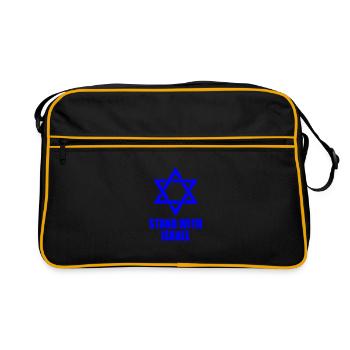 Stand with israel - Retro Bag - black/gold - Front