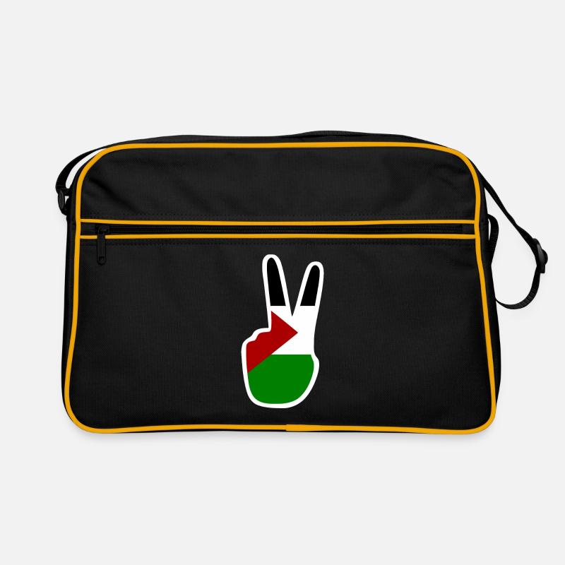 Free palestine Retro Bag