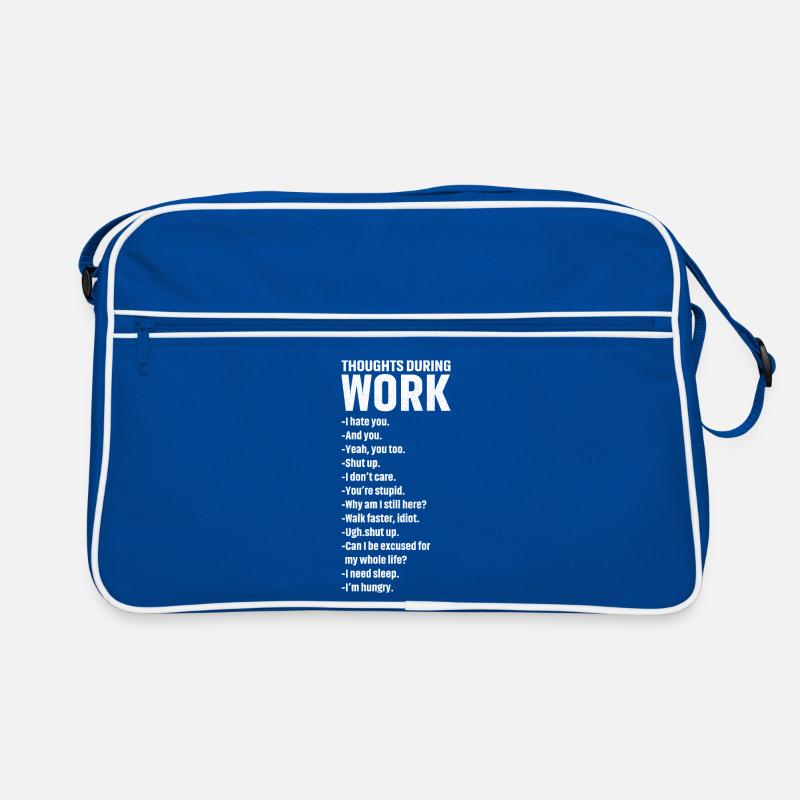 thoughts during work Retro Bag