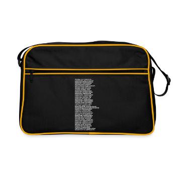 European Federalism - Retro Bag - black/gold - Front