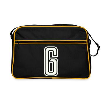 6 - Retro Bag - black/gold - Front