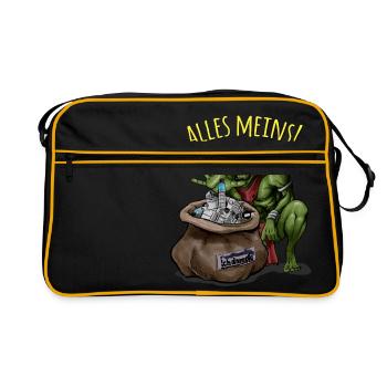 Goblin - Retro Bag - black/gold - Front