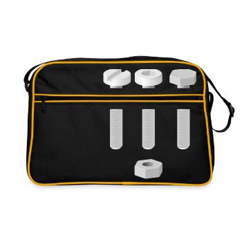 screw - Retro Bag - black/gold - Front