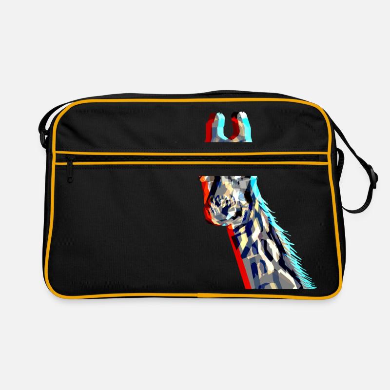 Girafe avec effet 3D Sac Retro