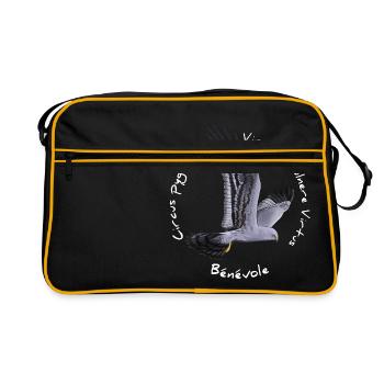 Busard cendré - Sac Retro - noir/or - Devant