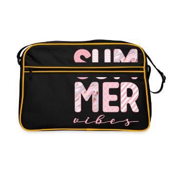 Summer Vibes - Sac Retro - noir/or - Devant