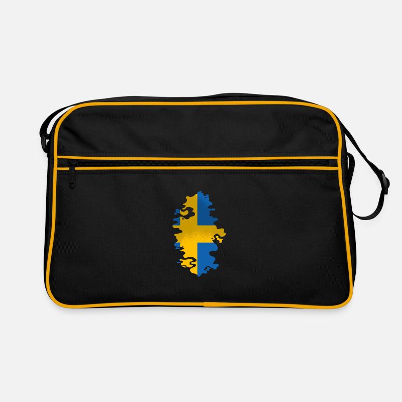 Suède Drapeau Scandinavie Drapeau suédois Sac Retro