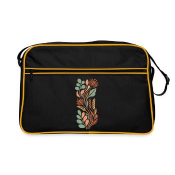 autumn vibes - Retro Bag - black/gold - Front
