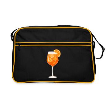 Cocktail à l’orange - Sac Retro - noir/or - Devant