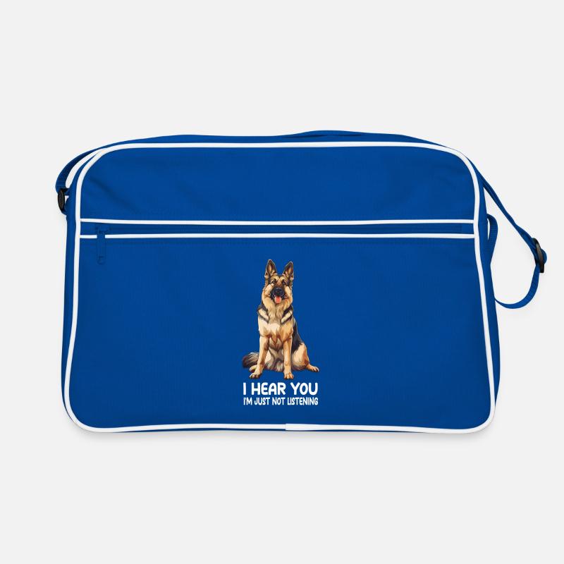 German Sheperd Retro Tasche